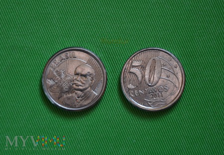 Moneta brazylijska: 50 centavos