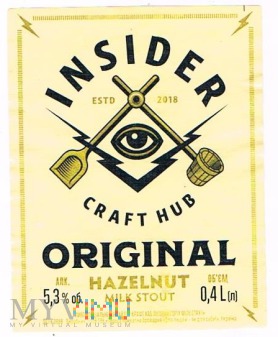 insider craft hub original milk stout hazelnut
