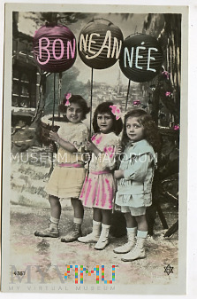 Duże zdjęcie Szczęśliwego Nowego Roku 1908