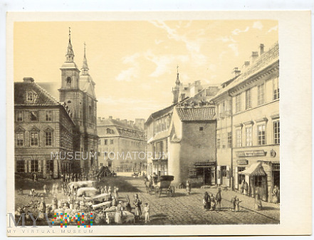 Ceglińsk - Ulica Gołębia i kościół św. Ducha