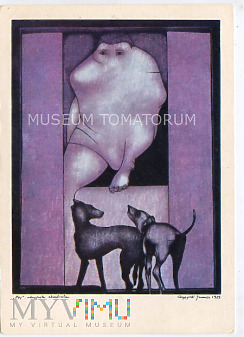Przybylski - Kobieta z psami - wyd. 1970 r.