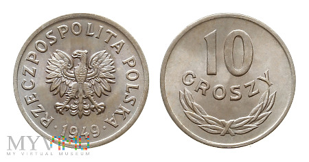 Duże zdjęcie 10 groszy, 1949
