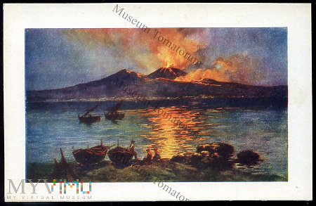 Neapol - Erupcja Wezuwiusza