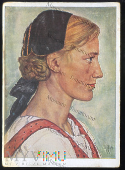 Willrich - Portret kobiety - lata 30/40-te XX w.