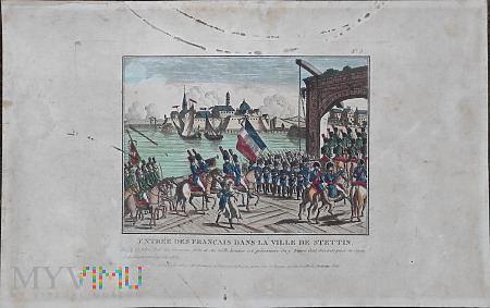 Wjazd Francuzów do miasta SZCZECINA w 1806 roku