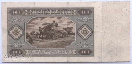 10 złotych - 1948.
