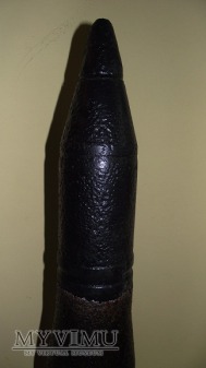 Niemiecki nabój kal. 75mm. KWK 40.