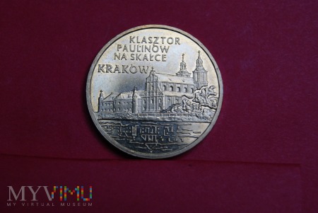 Duże zdjęcie 2 złote "Klasztor Paulinów na Skałce KRAKÓW" 2011