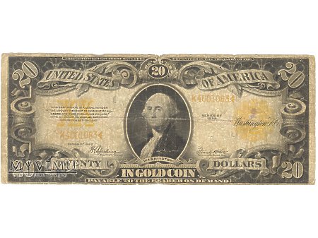 20 USD 1922 GOLD COIN