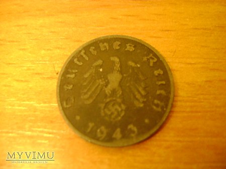 Duże zdjęcie 10 pfennigów 1943 D