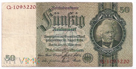 Niemcy.45.Aw.50 reichsmark.1933.P-182a