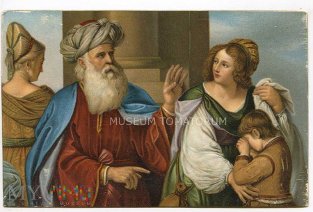 Guercino - Abraham wypędza Hagar i Ismaela