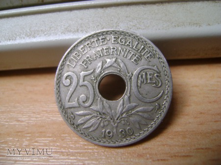25 centimes 1930