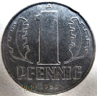 1 fenig 1960 r. Niemcy (NRD)