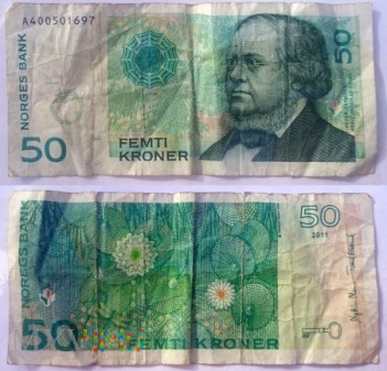 Norwegia, 50 koron 2011