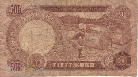 NIGERIA 50 KOBO 1973
