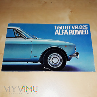 Prospekt Alfa Romeo 1750 GT Veloce 1970