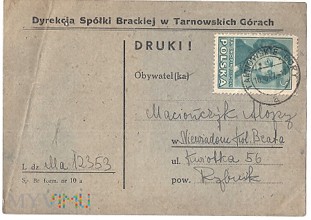 Dyrekcja Spółki Brackiej-10.10.1947.a