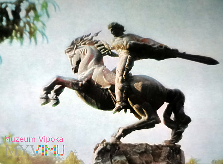 Duże zdjęcie Armenia Erywań pomnik Dawida z Sassoun '66