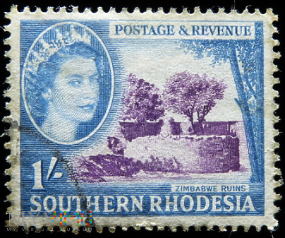 Rodezja Południowa 1s Elżbieta II