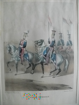 Ułanie w Gwardii Napoleona w mundurze