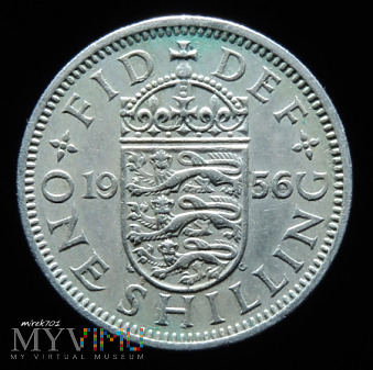 1 Szyling 1956 Elizabeth II One Shilling