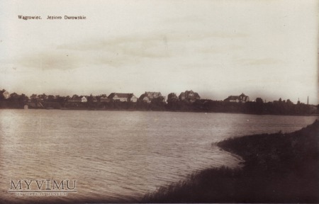 Widok na jezioro Durowskie w Wągrowcu