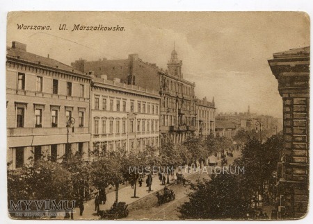 Duże zdjęcie W-wa - ul. Marszałkowska - 1920 ok.