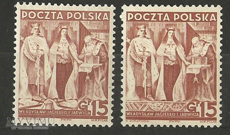 Znaczki grunwaldzkie z 1938.