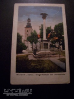 Gnadenkirche mit Kriegerdenkmal 08.06.1923