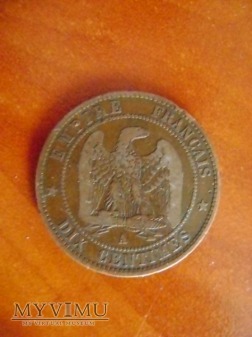 DIX centimes 1852