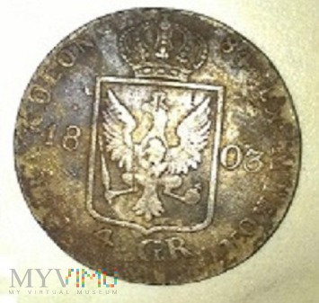 4 grosze pruskie 1803 (84 ex marca) Fryderyk Wilhe