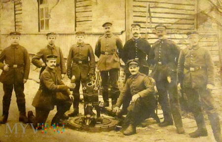 W wojsku niemieckim 1913, feldpost