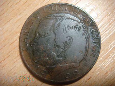 Duże zdjęcie Szwecja 1 korona, 1998