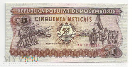 Mozambik.4.Aw.50 meticai.1986.P-129b