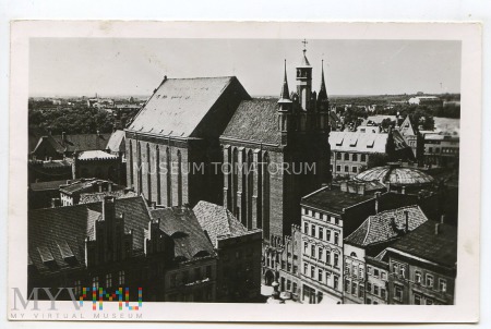 Toruń - kościół NMP - 1956