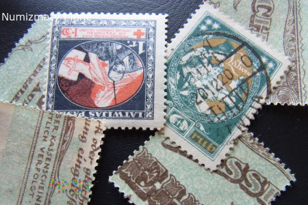 znaczki pocztowe na banknotach ?
