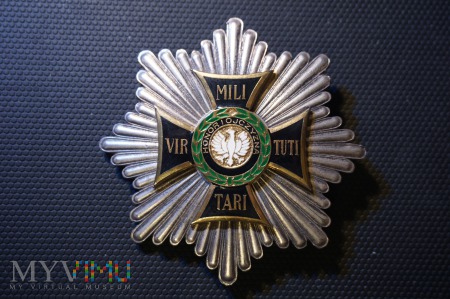 Gwiazda Orderu Virtuti Militari - kopia grawerska