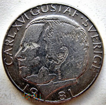 1 korona 1981 r. Szwecja