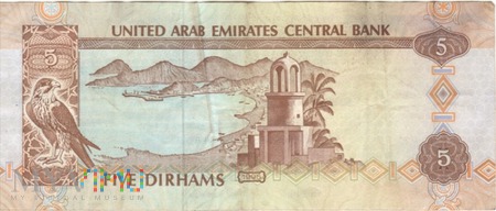ZJEDNOCZONE EMIRATY ARABSKIE 5 DIRHAMS 1995