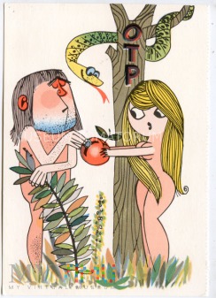 Vertas Gyorgy - Adam i Ewa z jabłuszkiem