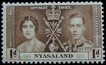 Niasa 1d Jerzy VI Nyasaland