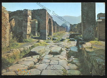 Pompeje - Via Stabiana - lata 60-te XX w.