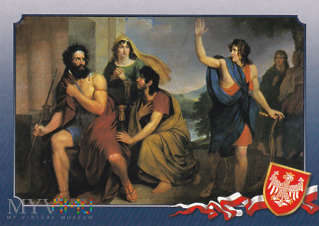 Duże zdjęcie Gniew Saula na Dawida, obraz A. Brodowskiego