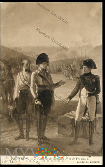 Duże zdjęcie Spotkanie dwóch cesarzy po bitwie pod Austerlitz