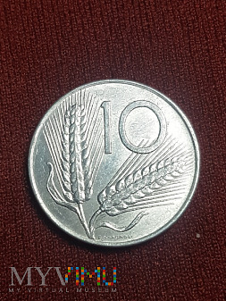 Włochy- 10 lirów 1980 r.