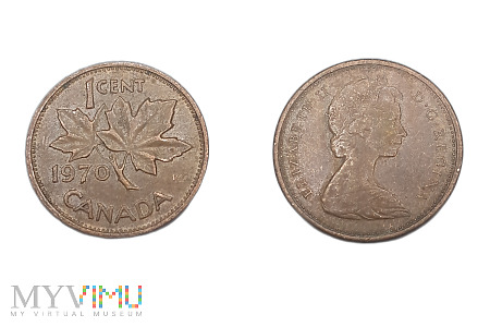 Duże zdjęcie Kanada- 1 cent 1970 r.