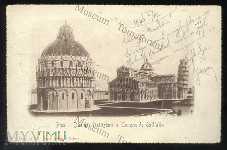 Pisa - Duomo, Battistero e Campanile dall'alto