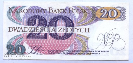 20 złotych - 1982.