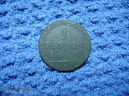 1 pfennig 1840